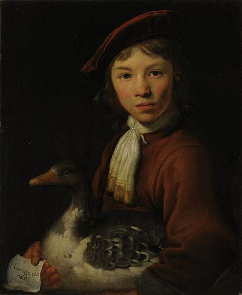 A Boy with a Goose